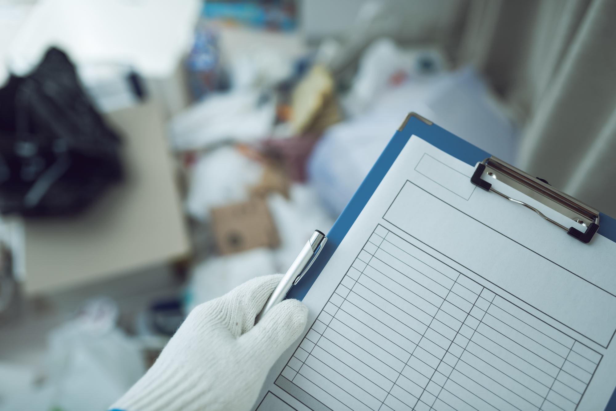 作業前のお打ち合わせ